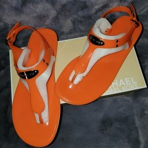 Michael Kors Plate  Jelly Sandal